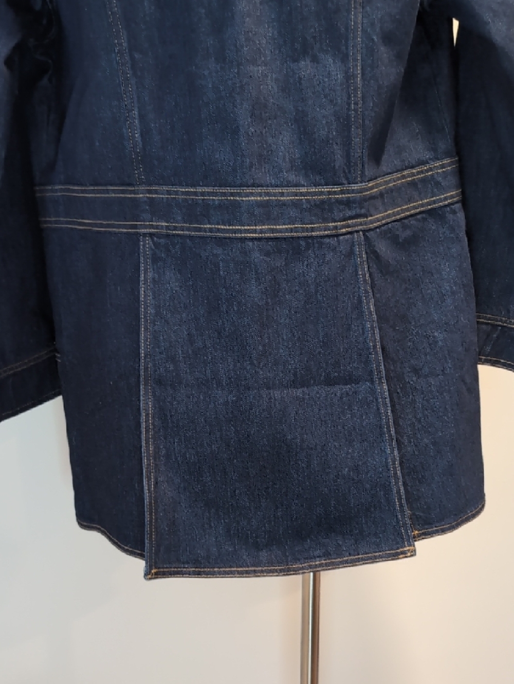 Levi's Vintage Clothing Safari Jacket Car Coat 70's Jeans Denim - Picture 9 of 16